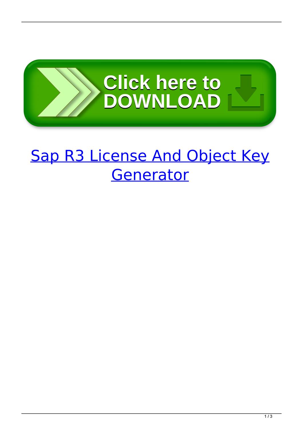 download sap keygen